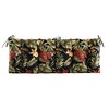 ARTPLAN Patio Bench Tufted Cushion with Tie,Outdoor Loveseat Cushion for Gliders,48x18 Inches,Floral - 2 of 4