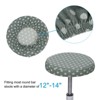 Unique Bargains Washable Elastic Bar Stool Cover for Dia 12"-14" Chair 2 Pcs - 3 of 4