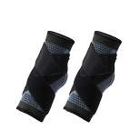 Unique Bargains Ankle Brace Achilles Tendon Wrap Support Adjustable Ankle Compression Sleeve Socks 1 Pair