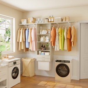 Besiost Laundry Room Organizer with Drawers, Closet System - 1 of 4