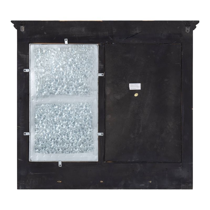 28&#34;x25&#34; Idamae Wood Framed Chalkboard Wall Organizer Distressed White - Kate &#38; Laurel All Things Decor, 4 of 12
