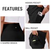 FIONECA Womens Tennis Skirt High Waisted Golf Skort with 2 Pockets Stretchy Athletic Skirts for Workout Pickleball Running - 3 of 4