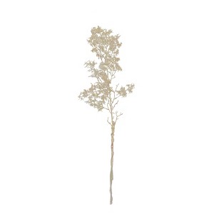 Storied Home Faux Moss Branch, Cream Color - 1 of 1