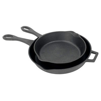 Bayou Classic 7451 2 Piece Skillet Set - 10 & 12 in.