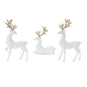 Winter Deer Figurine (Set of 3) - 1 of 4