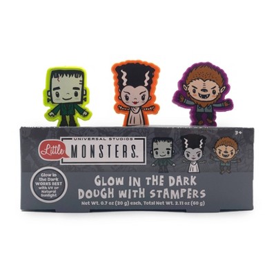 Innovative Designs 3pk Glow in the Dark Dough with Stampers Universal Monsters