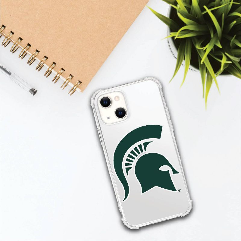 NCAA Michigan State Spartans Clear Tough Edge Phone Case - iPhone 13 mini, 3 of 5
