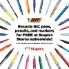 BIC Gel-ocity Quick Dry Retractable Gel Blue Ink Medium 1 Dozen RGLCG11BE - 3 of 4