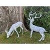 SPI Home Garden Deer Pair – 26.5-Inch Cast Aluminum Outdoor Sculptures with Antique Bronze Finish for Woodland-Inspired Decor - 4 of 4