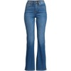 Lands' End Women's Denim High Rise Skinny Flare Jeans - 3 of 4