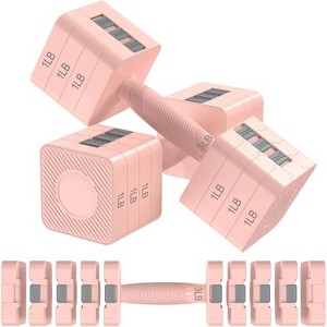 5-Level Adjustable Dumbbell Set, Hand Weights for Full Body Workout, Home Gym Free Weights - 1 of 4