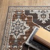 Oriental Weavers Ellington ELL07 Blue/ Rust Indoor Area Rug - 2'3" x 7'6" - 4 of 4