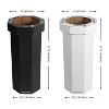 happimess Fleur 25-Gallon Classic Disposable Corrugated Cardboard Event Trash Can and Recycling Bin (Set of 2) - 4 of 4