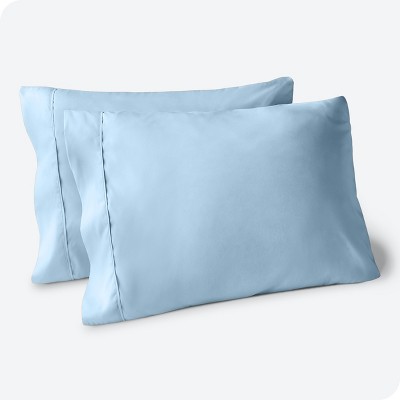 Microfiber King - Open End - 20 X 40 Light Blue Pillowcase Set By Bare ...