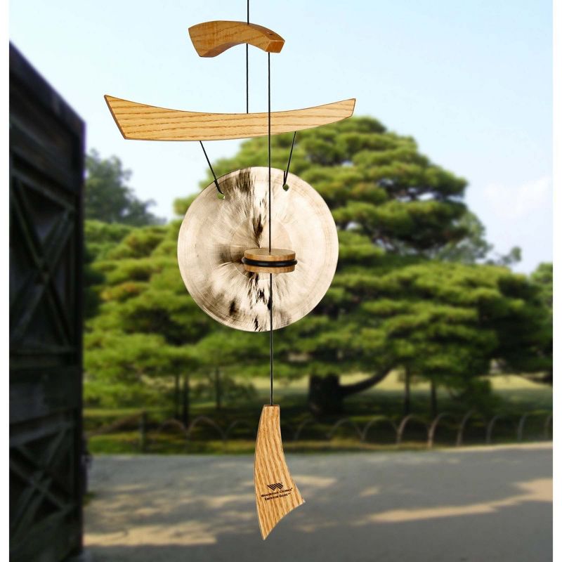 Woodstock Wind Chimes Signature Collection, Emperor Gong Wind Chime Style Wind Gong, 3 of 13
