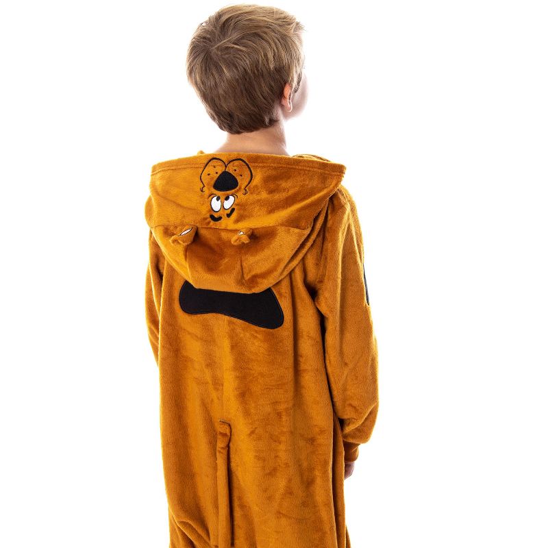 Scooby Doo Costume Kids Union Suit Sleeper Pajamas, 5 of 9