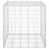 vidaXL Gabion Raised Bed Silver Steel wire 19.7 x 19.7 x 19.7 in Durable - 3 of 4