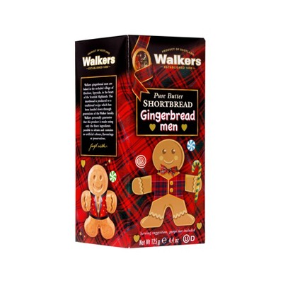 Walkers Shortbread Gingerbread Men - 4.4oz