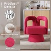 NicBex Boucle Swivel Accent Chair,Upholstered Swivel Living Room Chairs with Curved Backrest,Modern Arm Chair,Accent Chairs for Living Room - 4 of 4