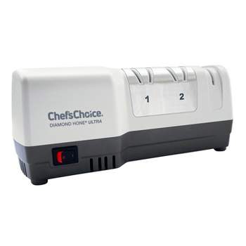 Chef'sChoice 15XV Professional Electric Knife Sharpener with 100-Percent  Diamond Abrasives and Precision Angle Guides for Straight Edge and Serrated