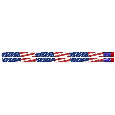 Musgrave Pencil Company Flags & Fireworks Pencil, Box of 144
