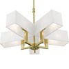 Livex Lighting Rubix 5 - Light Chandelier in  Satin Brass - 4 of 4