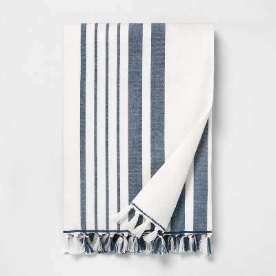 navy beach towels