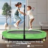 Probe Hues 56" Double Kids Trampoline, Adjustable Handlebar, 220lbs Capacity, Foldable - 2 of 3