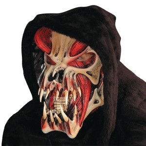 Mens Predator Skull Costume Mask -  - Off-white - 1 of 1