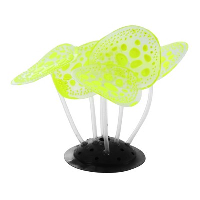 Unique Bargains Silicone Aquarium Simulation Coral Ornaments 2.36"x3.15" 1 Pc