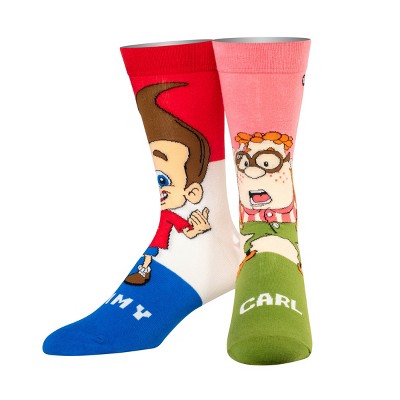 ODD SOX, Nickelodeon Socks for Men Women Fun Retro 90s Nick Cartoon Assorted Prints, Large