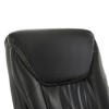 Big and Tall Edmonton Executive Bonded Leather Office Chair Black - La-Z-Boy: Ergonomic, Memory Foam, 350 lbs Capacity - 3 of 4