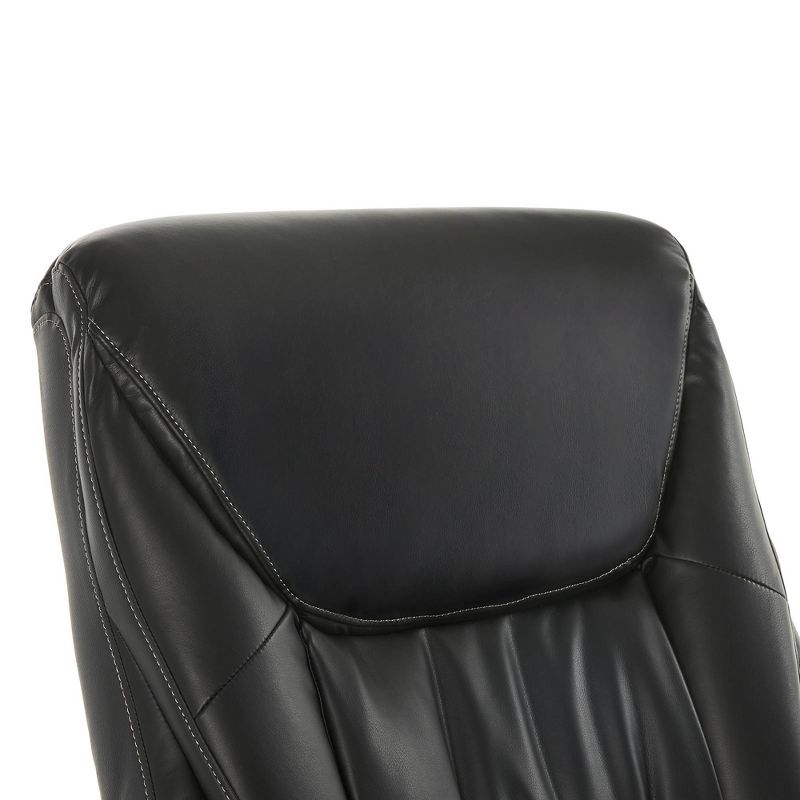 Big and Tall Edmonton Executive Bonded Leather Office Chair Black - La-Z-Boy, 4 of 12