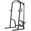 Soozier Multi-Functional Power Cage with Cable Pulley System, 15-Level Squat Rack, Pull up Stand and Push up Stand - 4 of 4