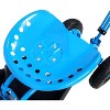 Acekool Rolling Garden Scooter, 300lbs Capacity, 360° Swivel Adjustable Seat, Tool Tray & Basket, Wheeled Outdoor Garden Cart Workseat - 2 of 4