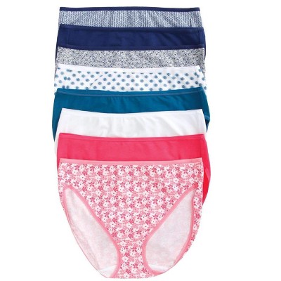 Felina Cotton Modal Hi Cut Panties - Sexy Lingerie Panties for Women - Underwear for Women 8-Pack