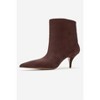 Brivelle - Brown Suede Pointed Toe Boot (Women) | Prologue Shoes - 4 of 4