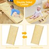Safstar 3-in-1 Kids Climber Set Wooden Arch Triangle Rocker w/ Ramp & Blue Mat - 4 of 4