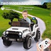12V Kids Ride On Truck Car w/Remote Control, Spring Suspension, 3 Speeds, LED Light, Music & Horn - 4 of 4