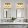 KAISITE 2-Light Metallic Industrial Bathroom Vanity Fixture - 2 of 4