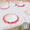 Big Dot of Happiness Red Stripes - Simple Party Round Table Decorations - Paper Chargers - Place Setting For 12 - 2 of 4