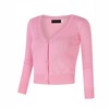 Women's Casual Open Front Knit Cropped Bolero Shrug 3/4 Sleeve Cardigan Sweater - 4 of 4