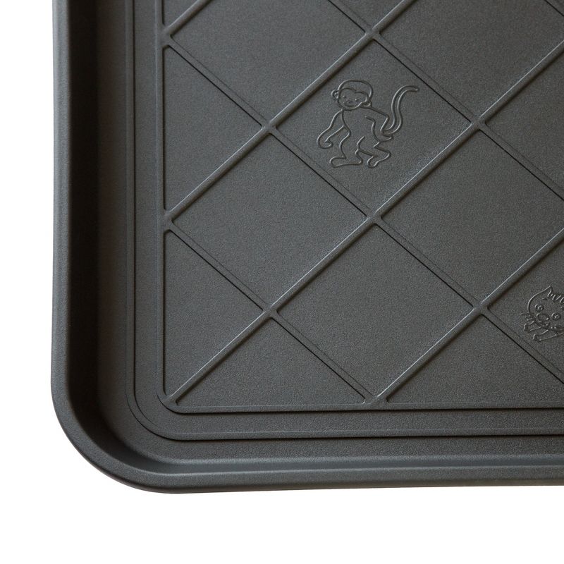 Fleming Supply All Weather Boot Tray Water-Resistant Plastic Utility Shoe Mat for Indoor and Outdoor Use, 3 of 7