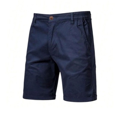 Mens Summer Chino Shorts Soft Feel With Dual Pockets