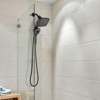 Cobbe 2-in-1 Dual Shower Head, 5-Spray Detachable Round Handheld Shower Head - 3 of 4