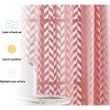 HLC.ME Herringbone Lace Sheer Kitchen Cafe Curtain Tiers for Small Windows & Bathroom - 4 of 4
