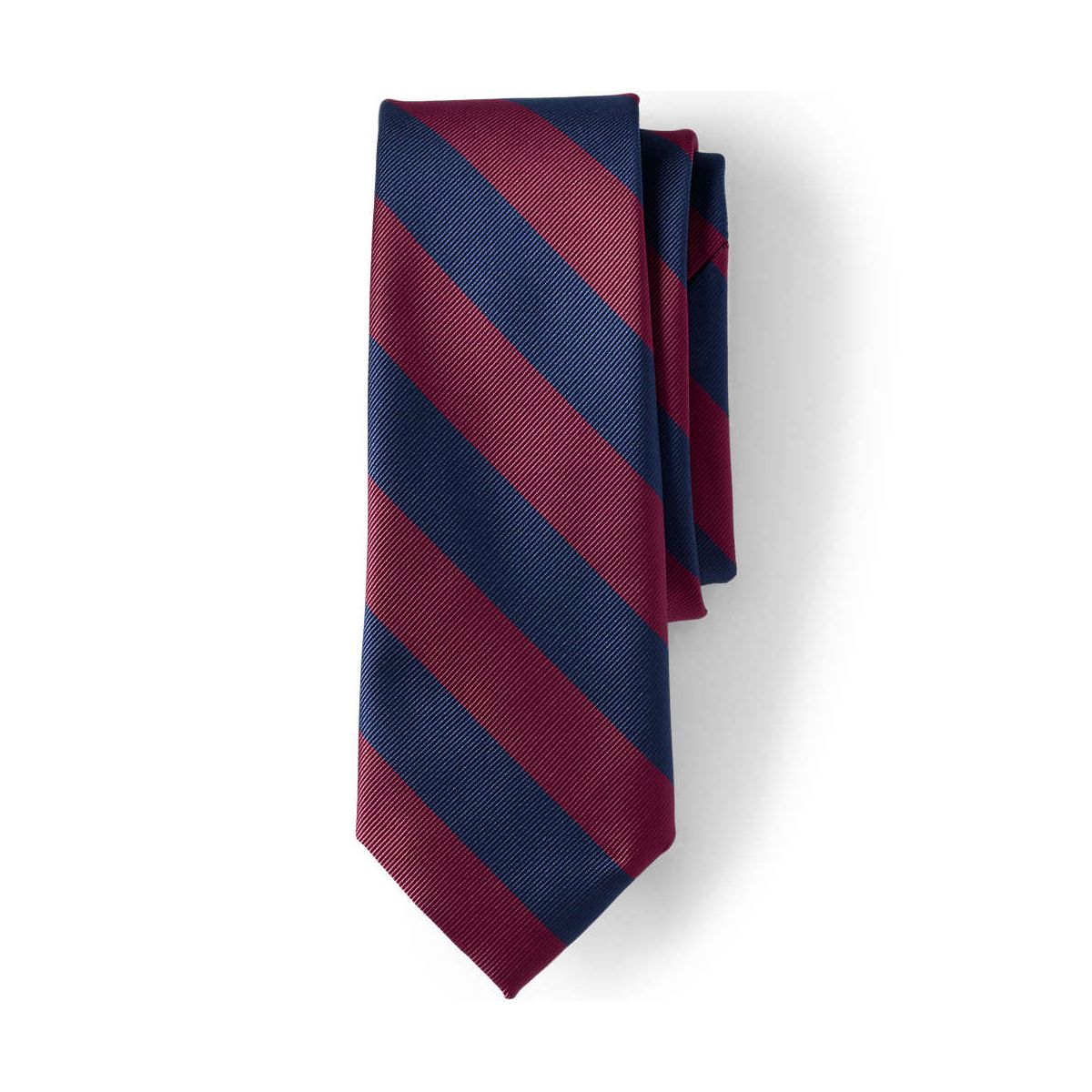 Lands' End School Uniform Kids Stripe Pre Tied Tie - thumbnail 4