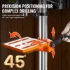 VEVOR 10 in Benchtop Drill Press, 6.2A Induction Motor, 650 / 1050 / 1800 / 2350 / 3100 RPM Adjustable Speed, 0-45° Tilting Worktable, Orange&Black - 3 of 4