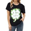 Garvee Women Shamrock T-Shirt, Funny St.Patricks Day Shirt with Shamrock Glasses for Women - 3 of 4
