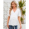 Clearlove Women's Maternity Shirts Color Block Split Hem Tunic Tops Pregnancy Clothes - 2 of 4